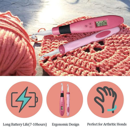 Crochetloom LED Hook With Counter